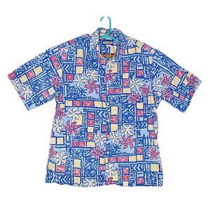 Phil Edwards By Reyn Spooner Mens Short Sleeve Inside Out Button Up Shirt XXL